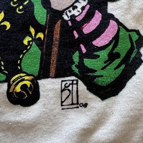 An American Renaissance Faire Mens T Shirt XL 100% Cotton Jester Graphic 2008 - Picture 4 of 7